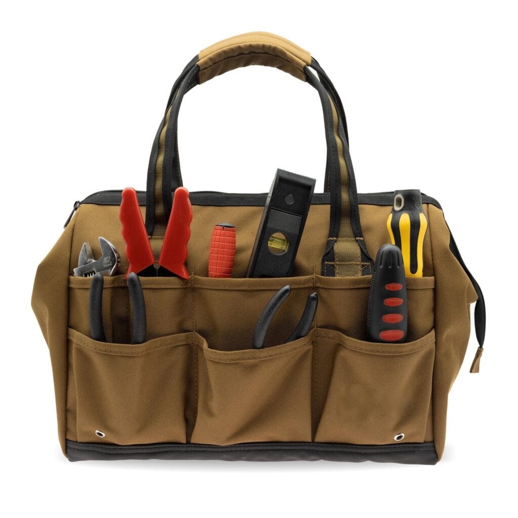 Heavy-duty custom tool bag from manufacturer catalog