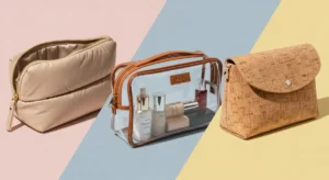 A trend forecast collage showing the top cosmetic bag styles for 2026.