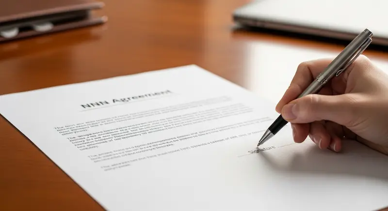 Signing a comprehensive NNN agreement to protect intellectual property in China.