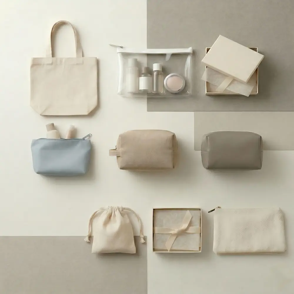 Promotional cosmetic bags collection