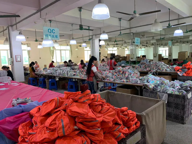 cosmetic bag inspection