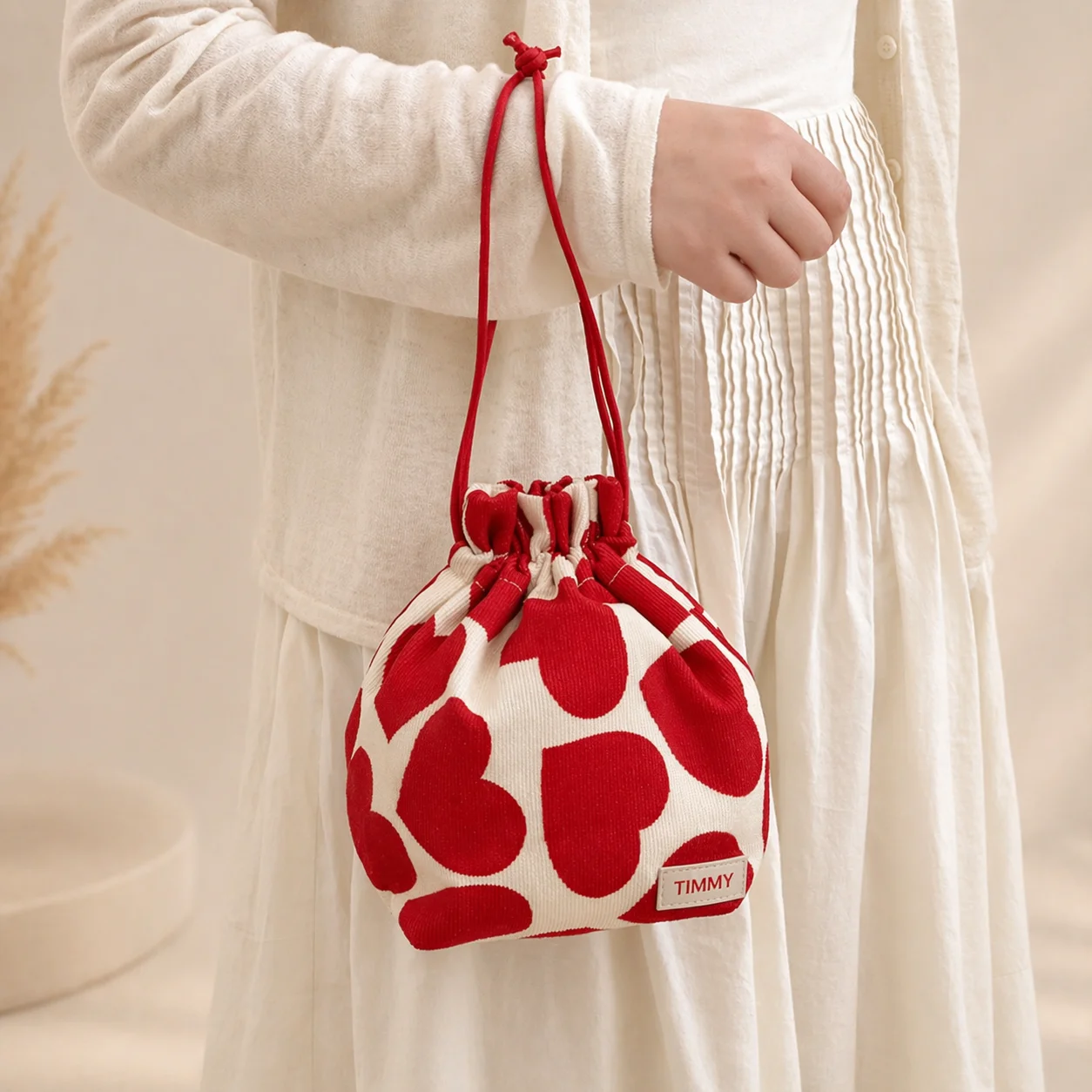 Women Polyester Zipper Makeup Pouch