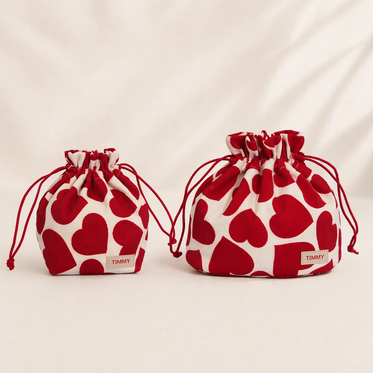 Women Polyester Zipper Makeup Pouch