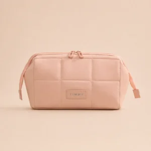Quilted Polyester Women Cosmetic Bag