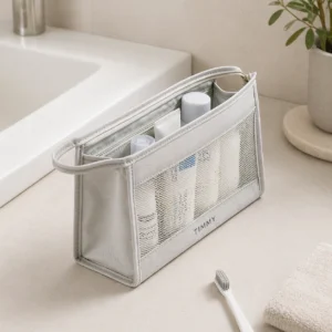 British Twill Women Portable Toiletry Bag
