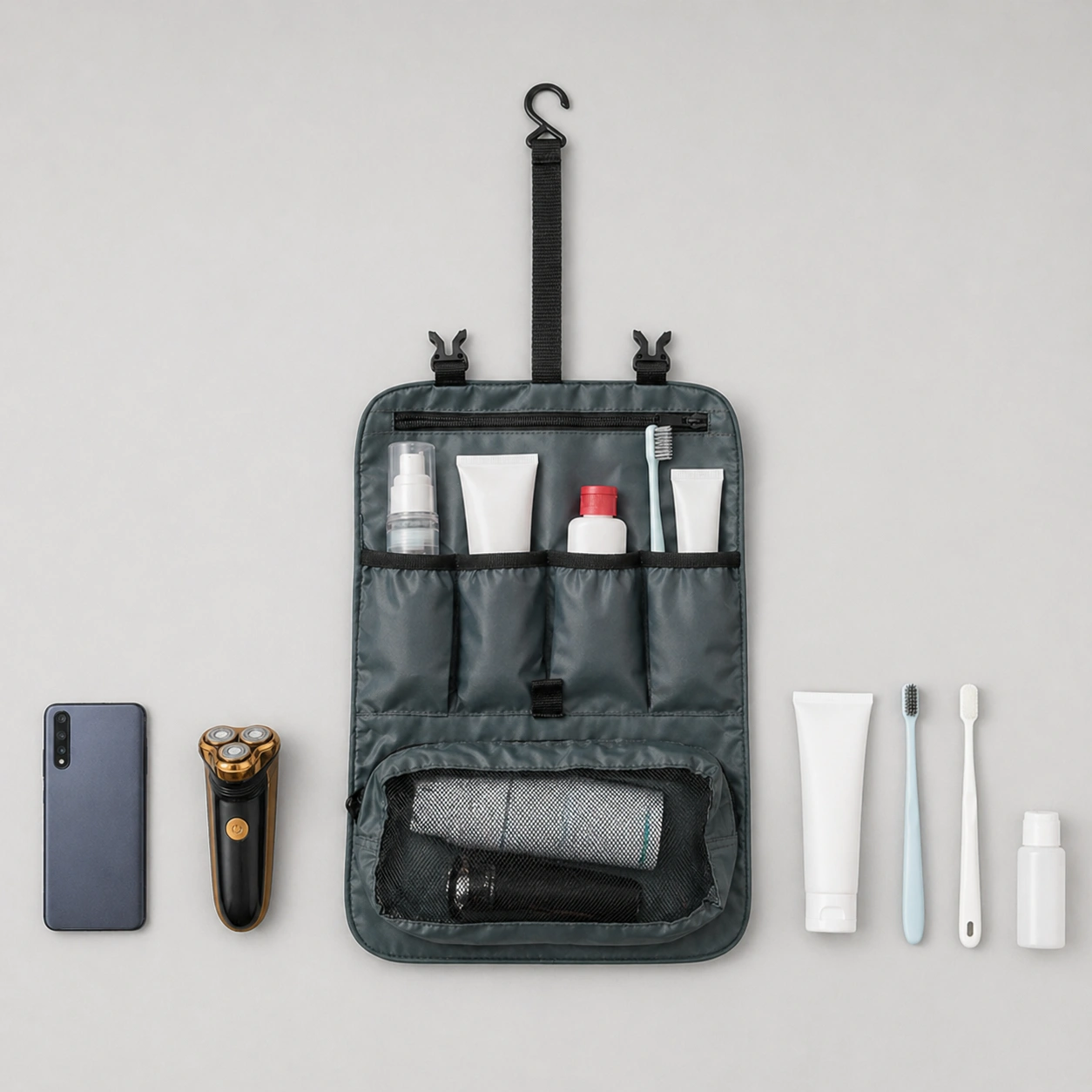 Buckle Roll-up Storage Bag