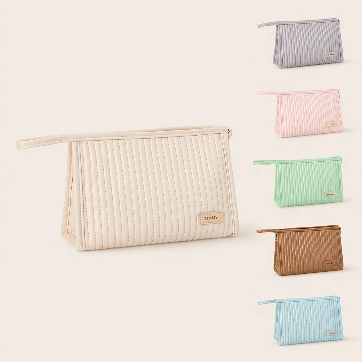 Colourful Toast Cosmetic Bag Leather Makeup Organizer - Image 5