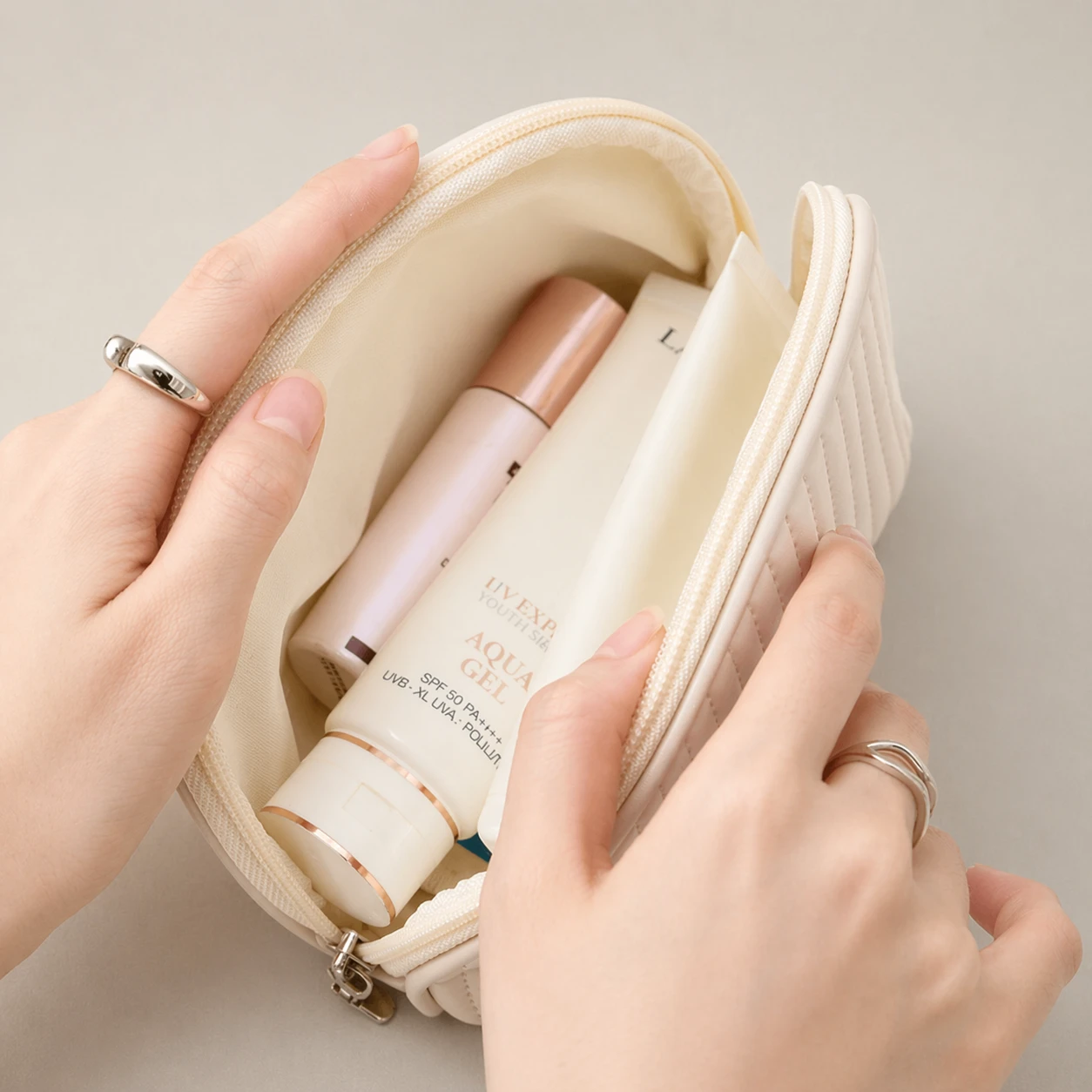 Colourful Toast Cosmetic Bag