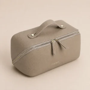Cowhide Women Cosmetic Bag