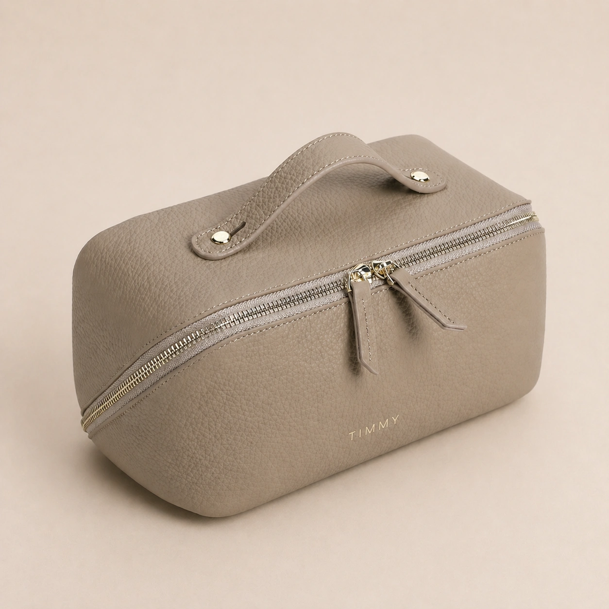 Cowhide Women Cosmetic Bag