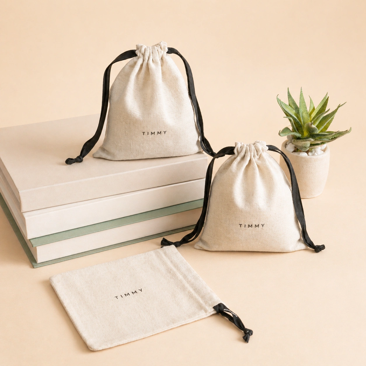 Satin Women Drawstring Storage Bag
