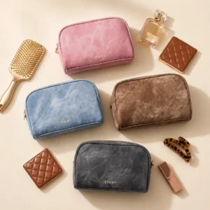 Denim Texture Series Makeup Bag