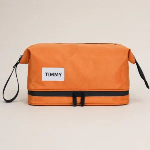 Double Layer Steel Wire Toiletry Cosmetic Bag Women