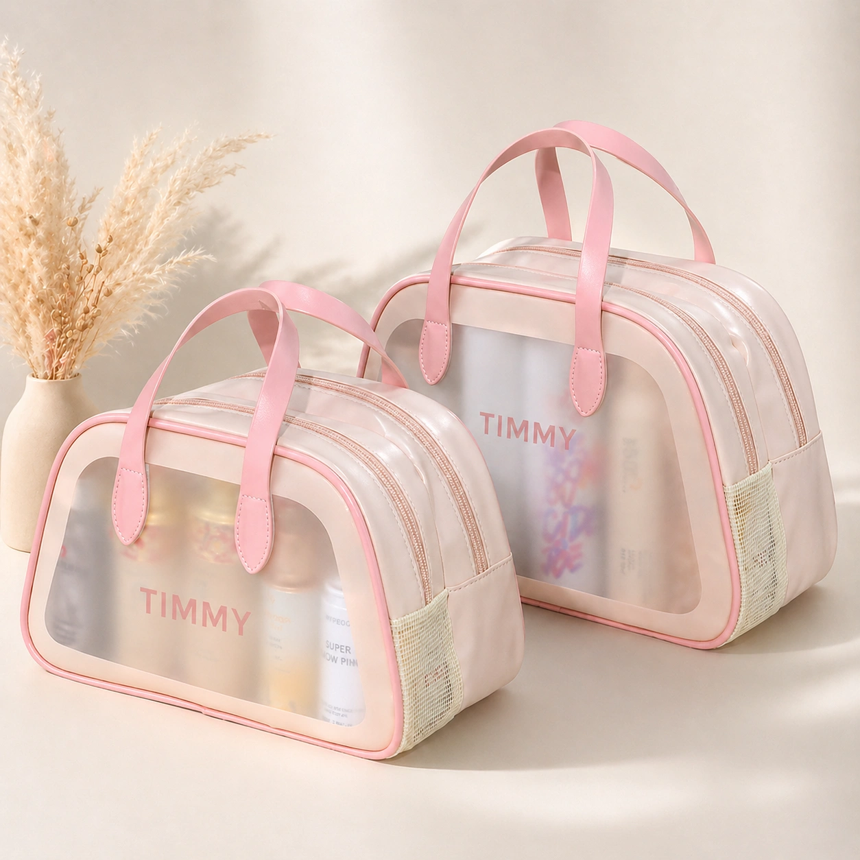 Dry and Wet Separation Toiletry Cosmetic Bag Women