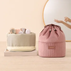 This Dutch Velvet Women Drawstring Storage Bag is made from soft Dutch velvet, designed for organizing cosmetics, skincare products, and daily essentials....