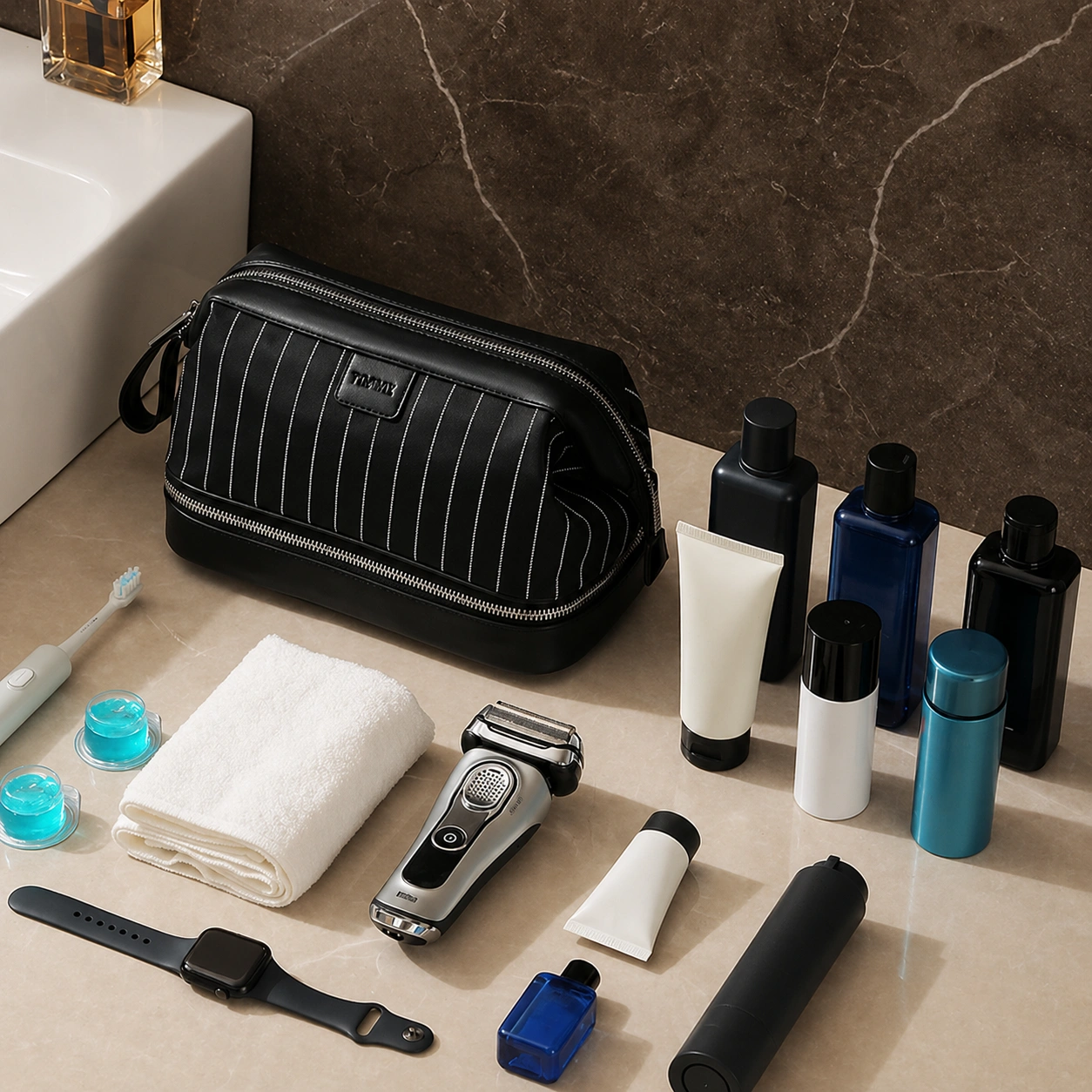 Extraordinary Dual Layer Toiletry Cosmetic Bag Women