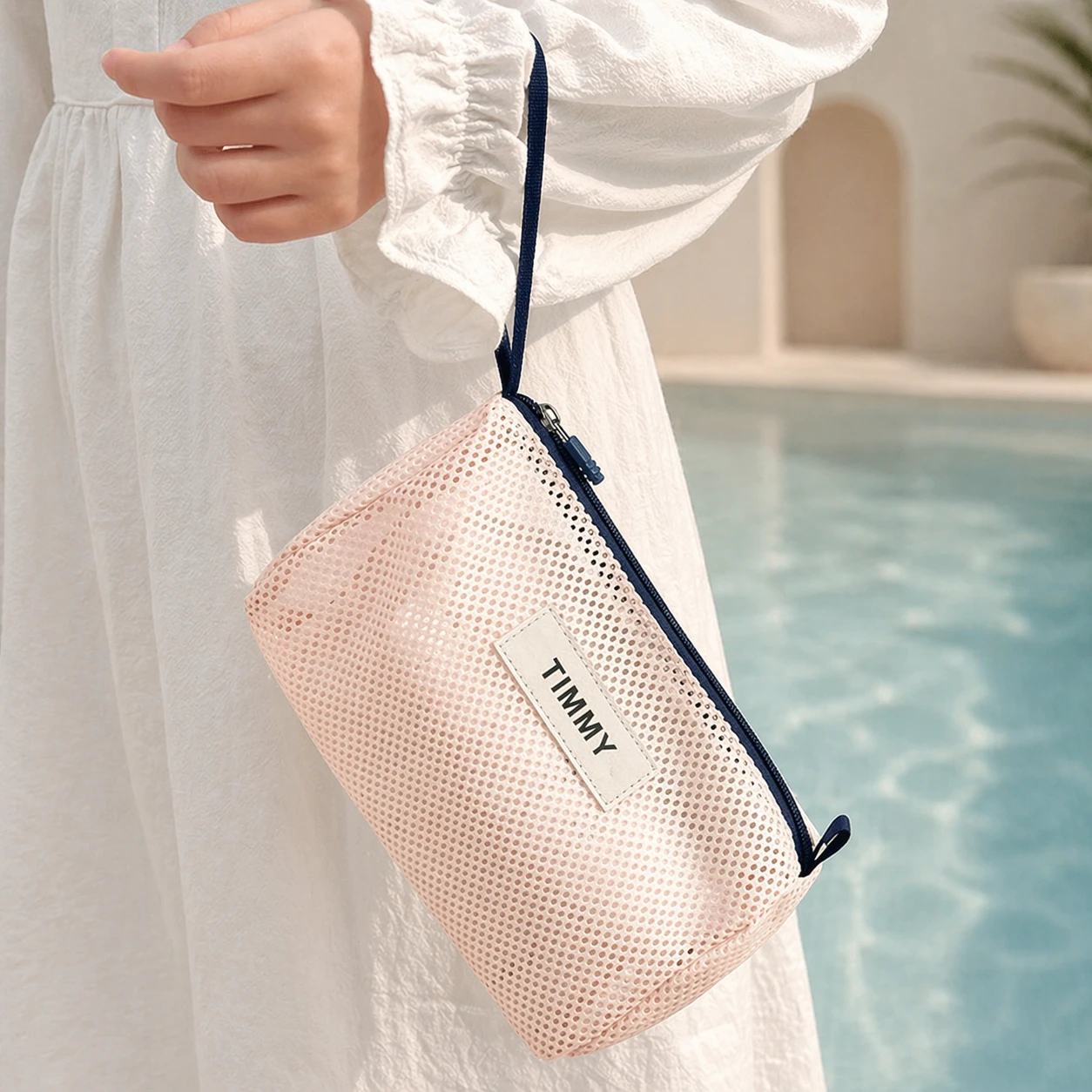 Hawaiian Handheld Mesh Bag
