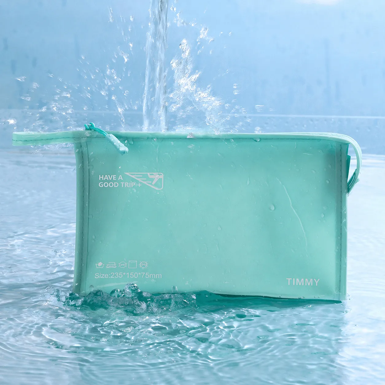 Jelly Horizontal Wash Cosmetic Bag Women