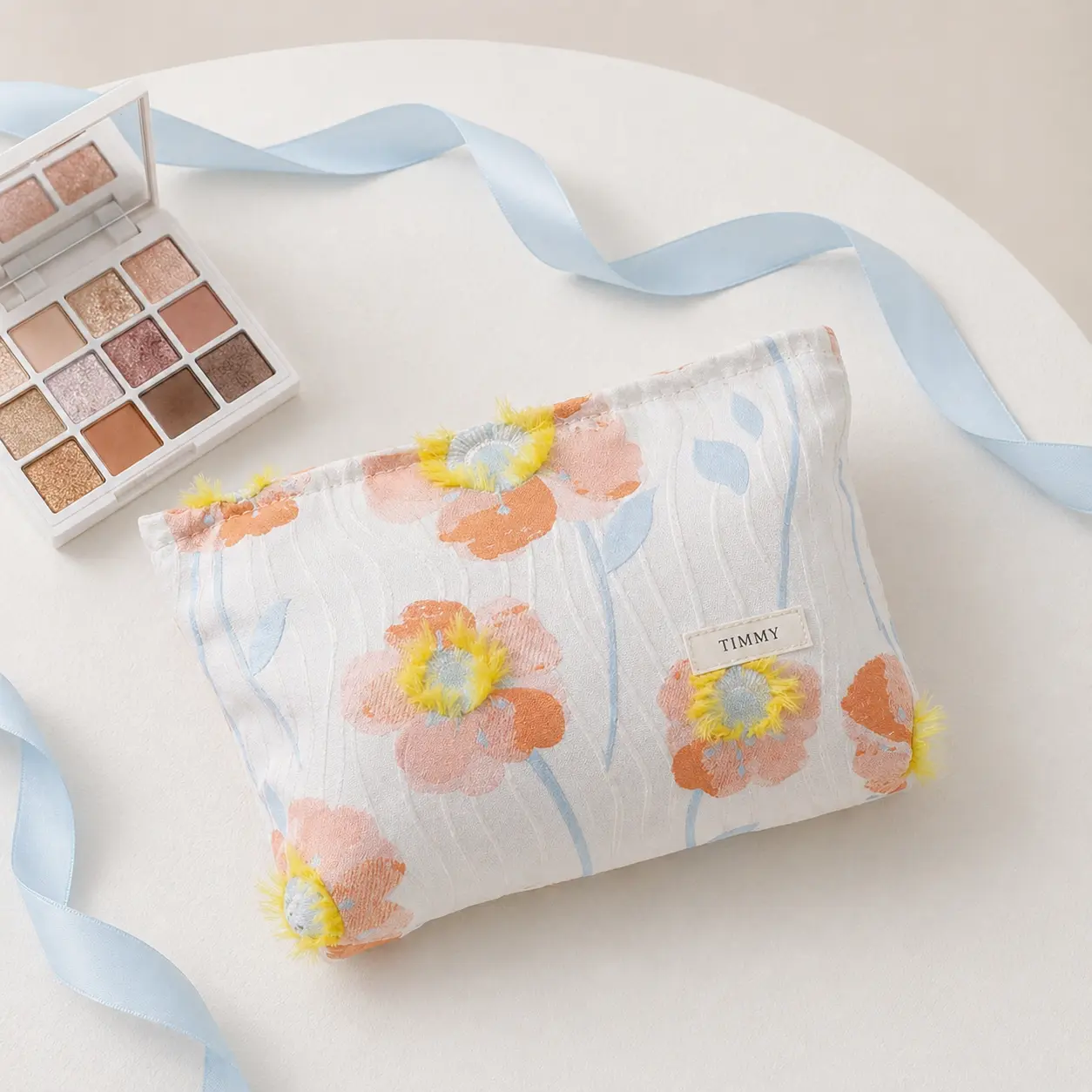 Korean Version 3D Embroidered Hexagonal Bag Polyester