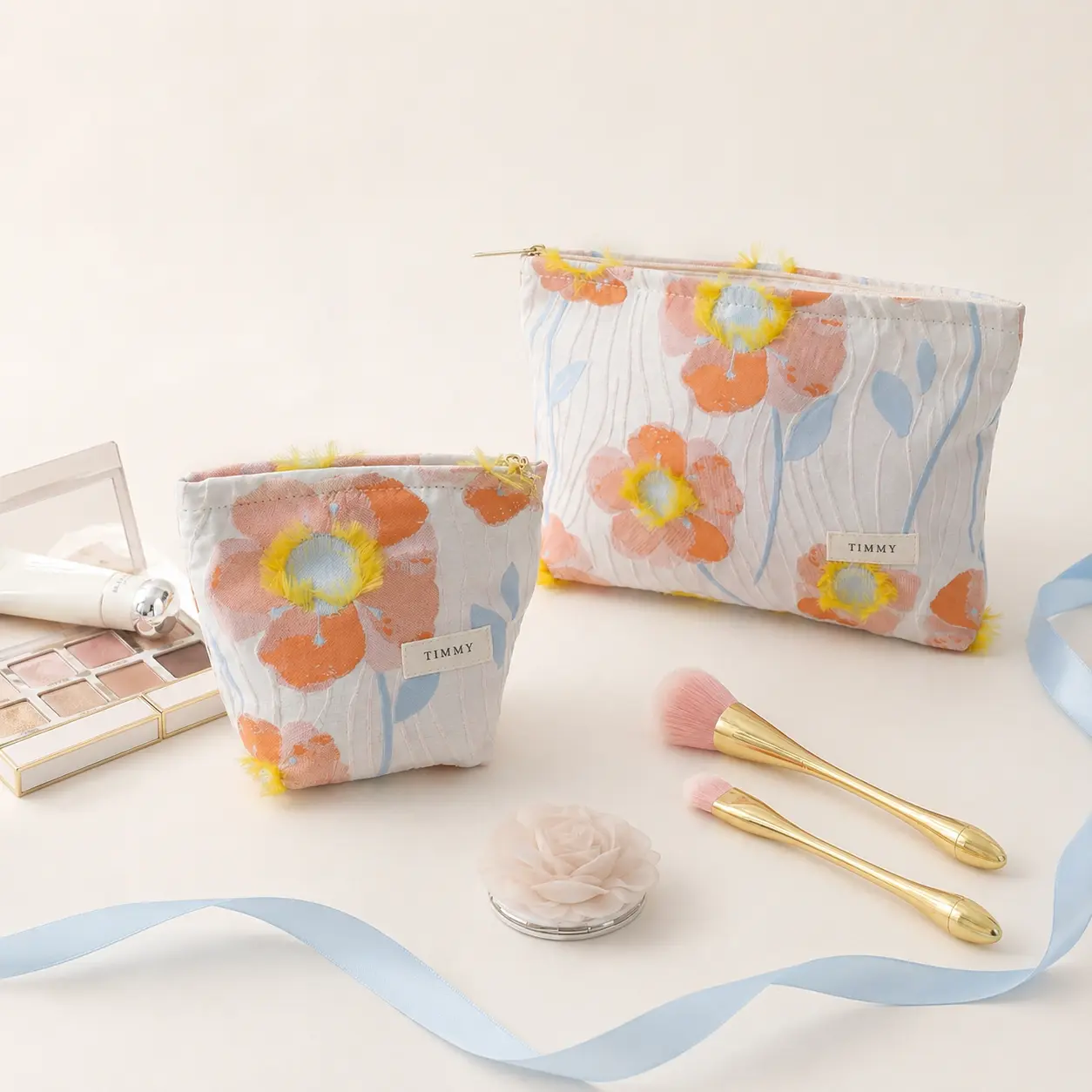 Korean Version 3D Embroidered Hexagonal Bag Polyester