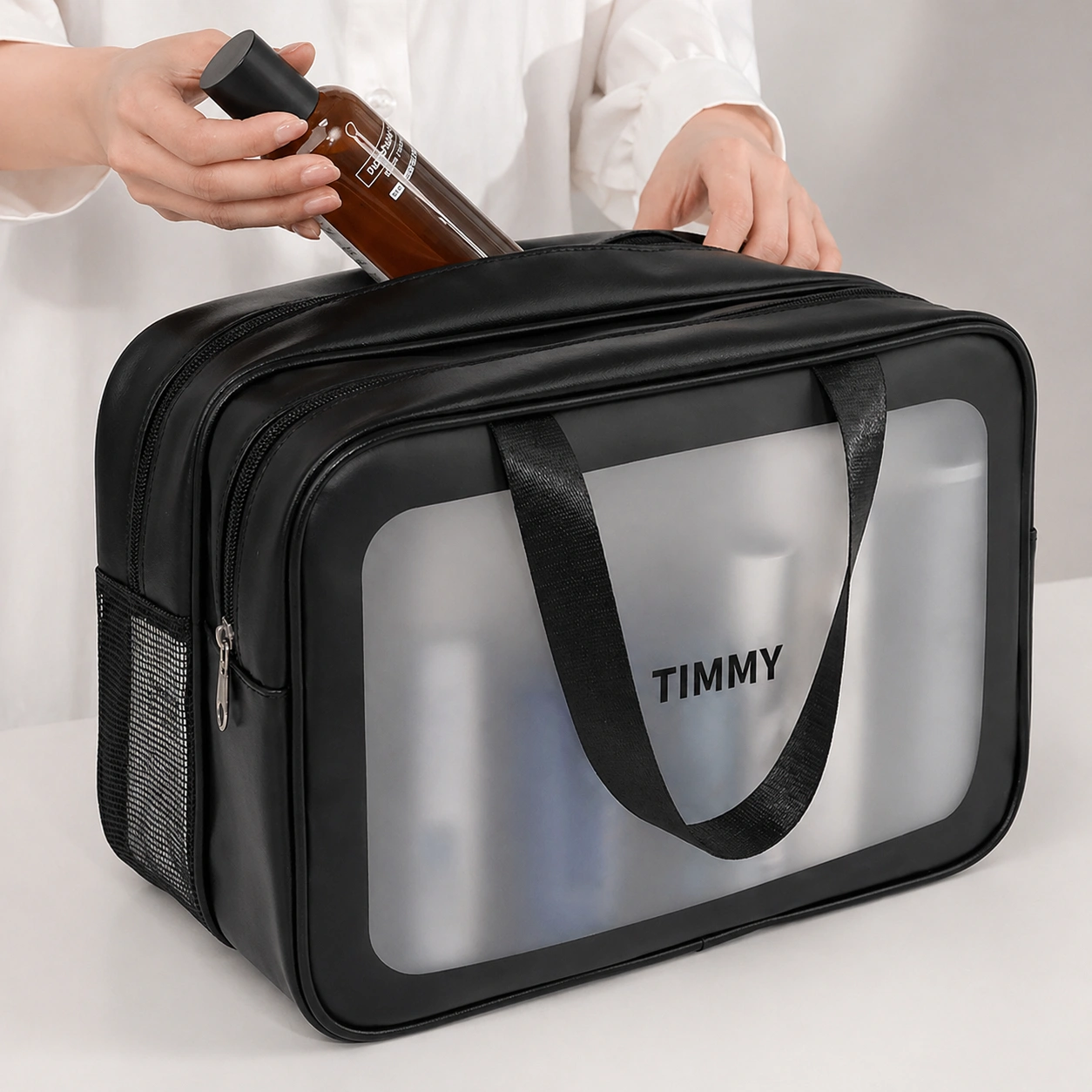Men’s Dry and Wet Separation Toiletry Cosmetic Bag