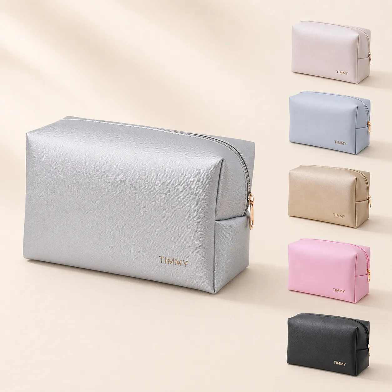 Plain Women Cosmetic Bag
