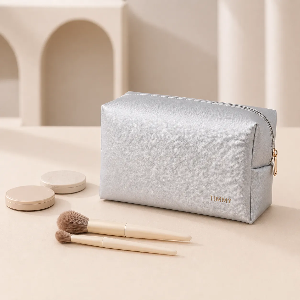 Plain Women Cosmetic Bag