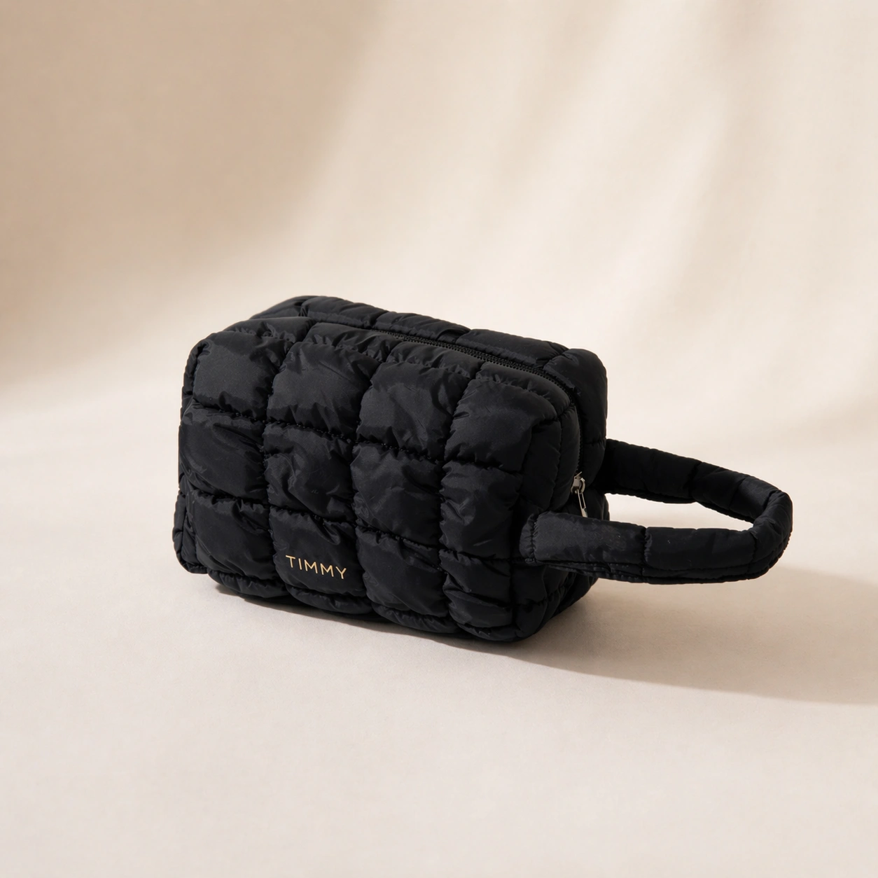 Quilted Women Handheld Cosmetic Bag