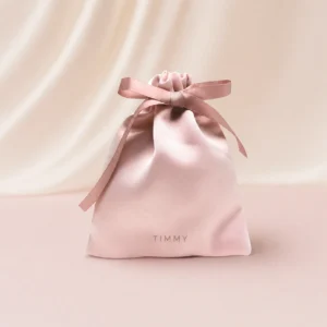 Satin Women Drawstring Storage Pouch