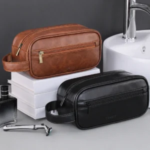 Simple Oval Women Toiletry Bag