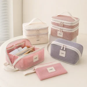 Teslin Mesh Makeup Bag