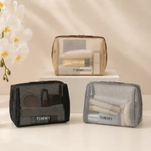 Mesh Octagonal Makeup Bag