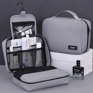 Tri-fold Hanging Hook Toiletry Bag
