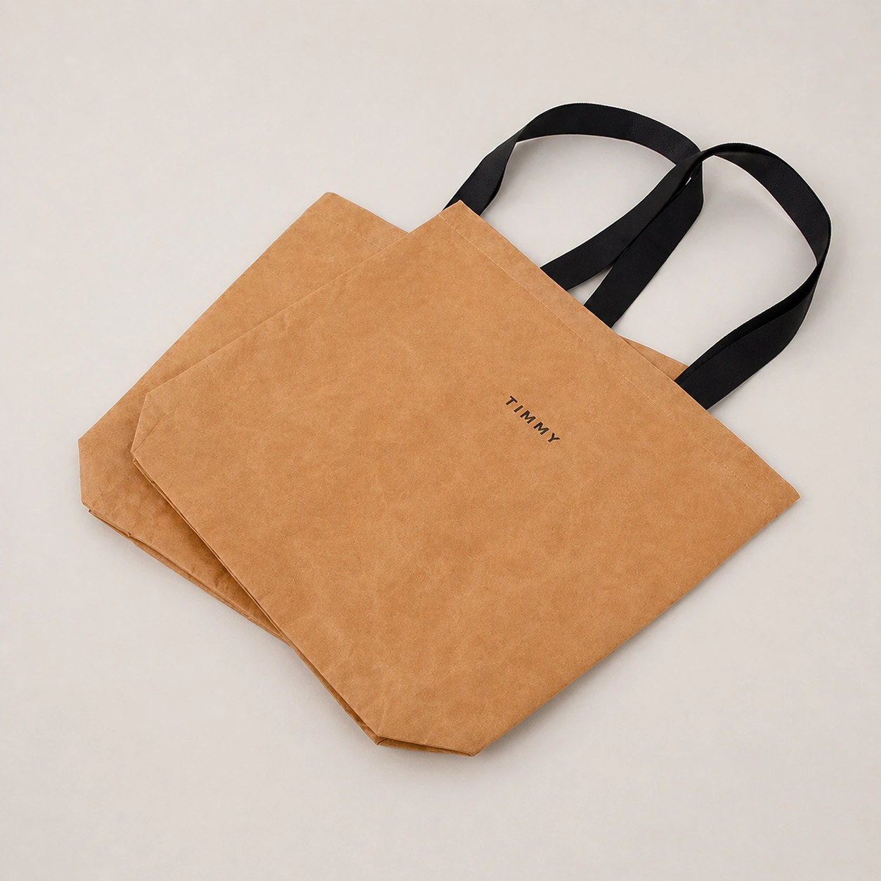 Washable Kraft Paper Women Tote Bag