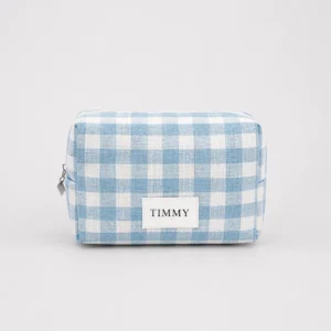 Women Checkered Cosmetic Bag