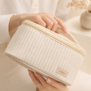 Women Colourful Toast Flip-Top Makeup Bag