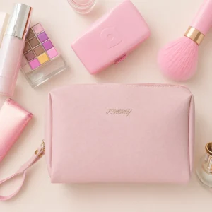 Women Leather Cosmetic Bag