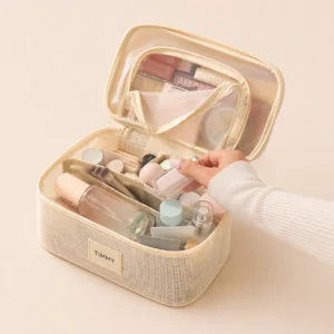 Women Mesh Travel Makeup Storage Bag