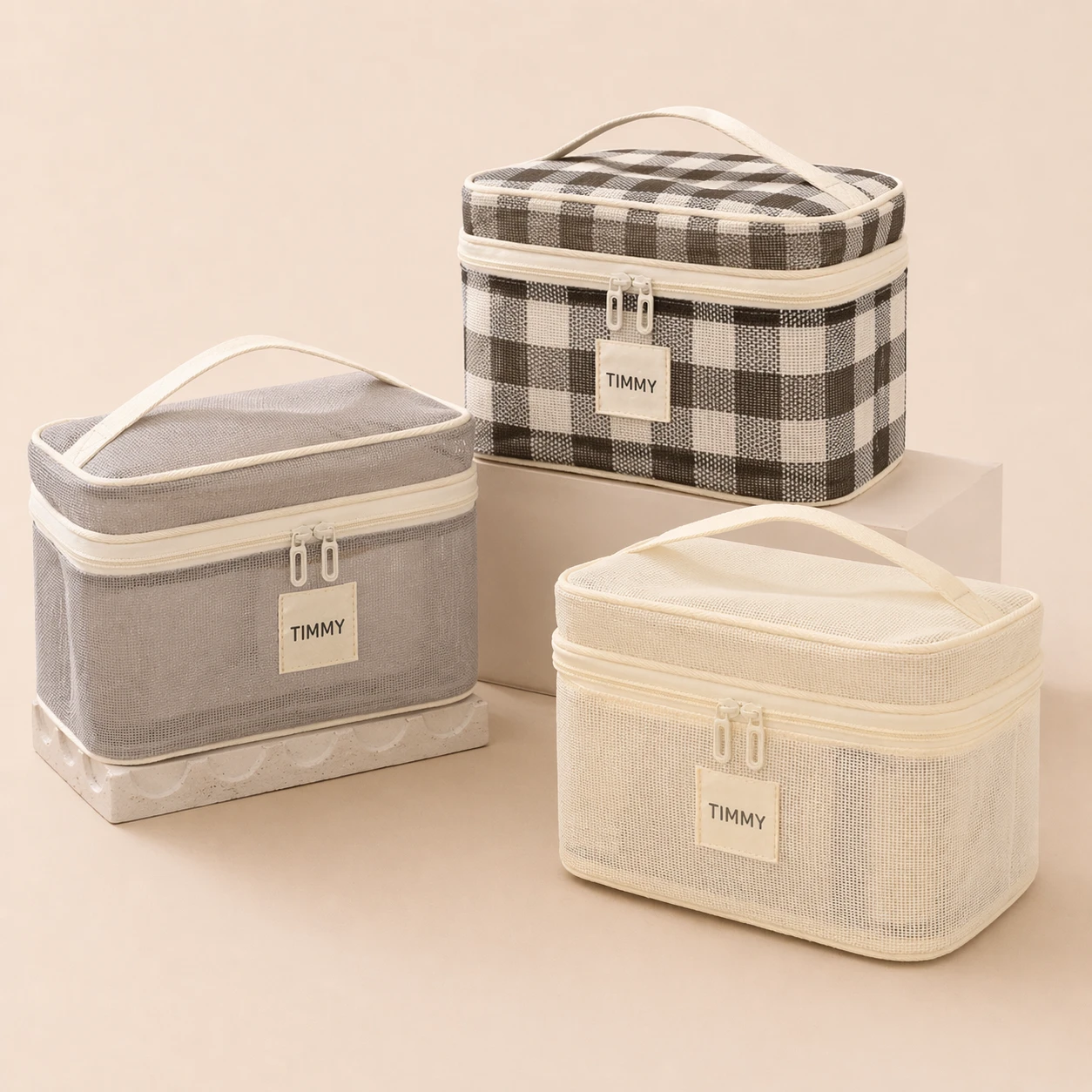 Women Mesh Travel Makeup Storage Bag