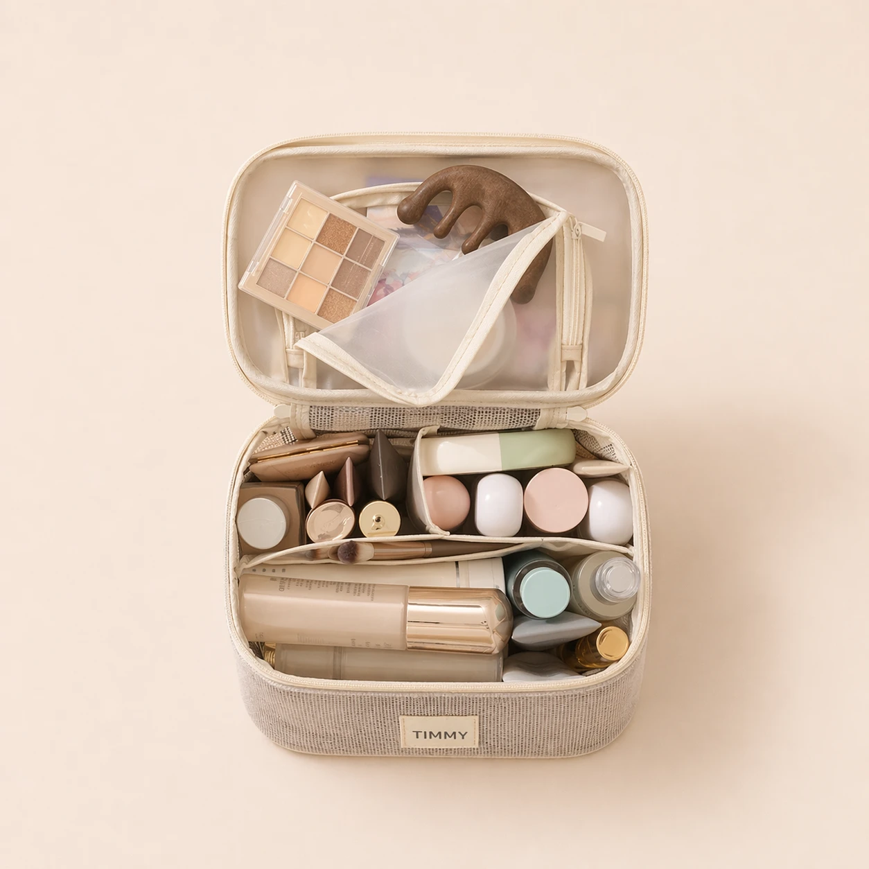 Women Mesh Travel Makeup Storage Bag