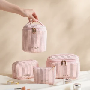 Women Square Bucket Cosmetic Bag