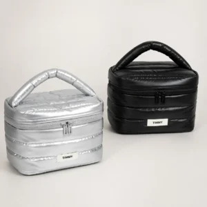 Women Starry Brilliance Puffy Cosmetic Bag