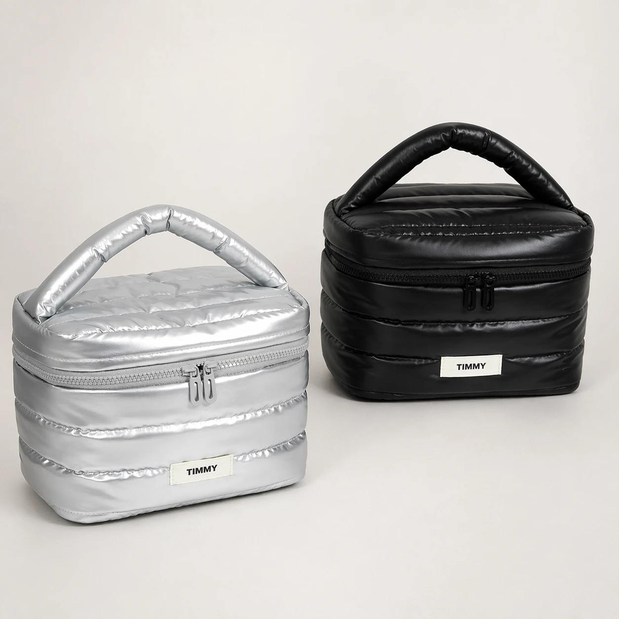 Women Starry Brilliance Puffy Cosmetic Bag