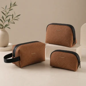 Woven Pattern Cosmetic Bag Women
