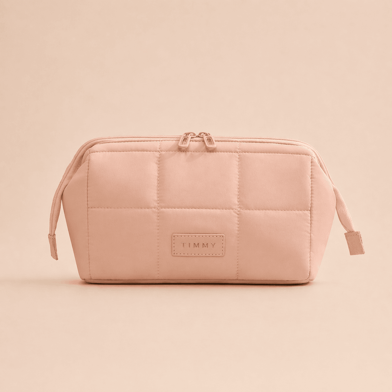 Quilted Polyester Women Cosmetic Bag
