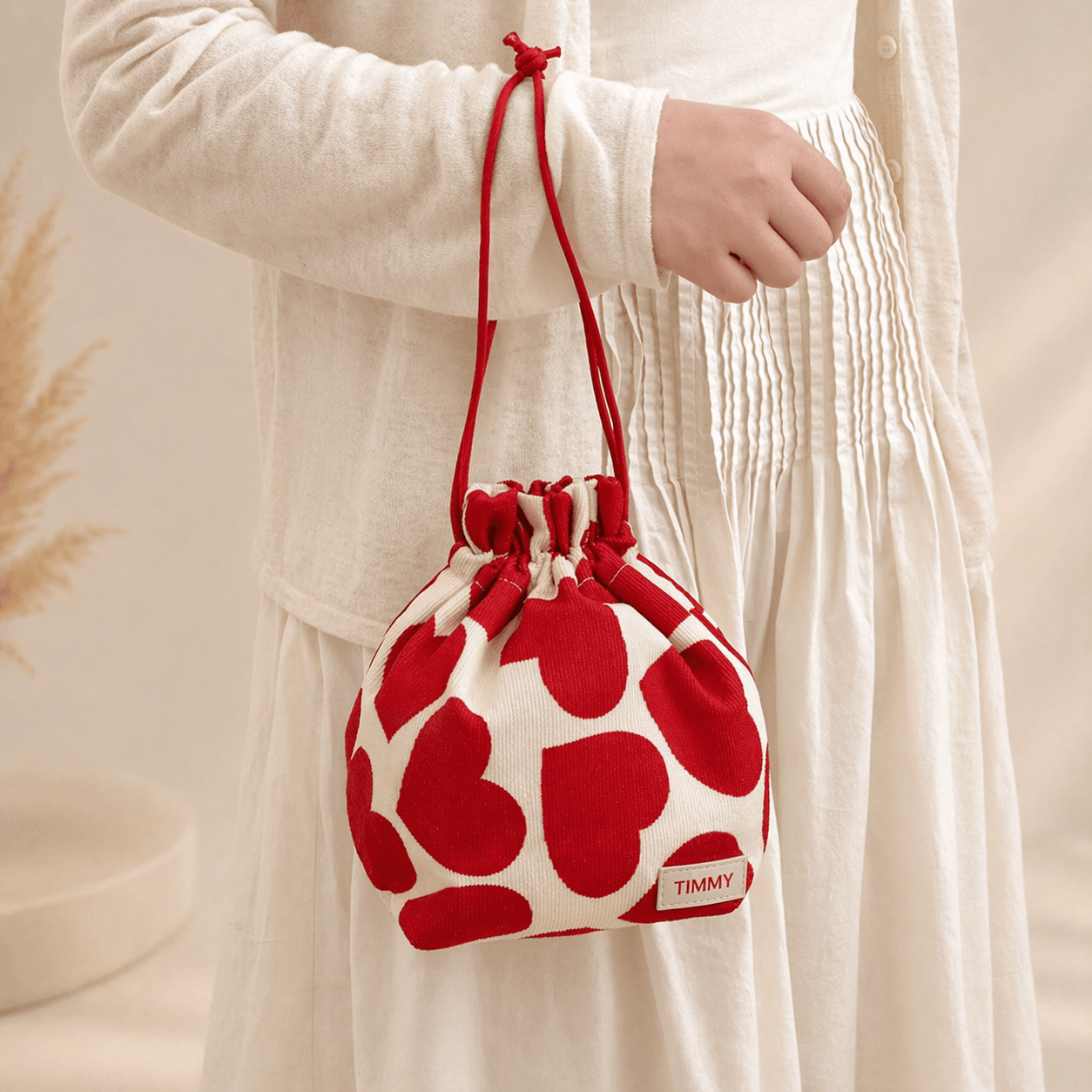 Women Polyester Zipper Makeup Pouch